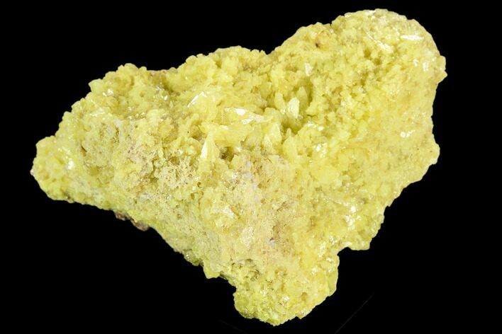 Sulfur Crystal Cluster on Matrix - Nevada #129736